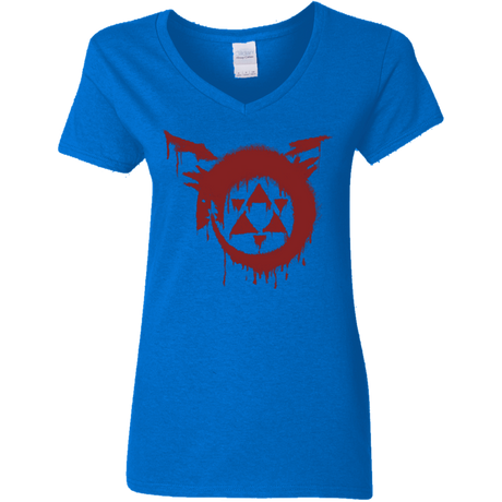 T-Shirts Royal / S Homunculus Women's V-Neck T-Shirt