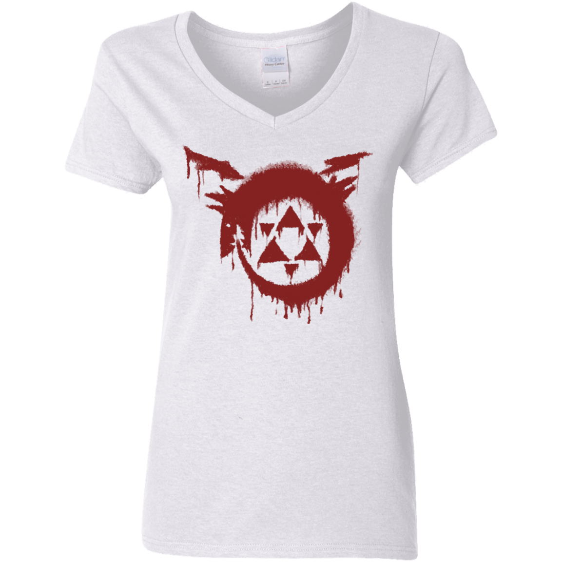 T-Shirts White / S Homunculus Women's V-Neck T-Shirt
