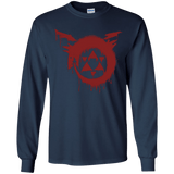 T-Shirts Navy / YS Homunculus Youth Long Sleeve T-Shirt