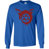 T-Shirts Royal / YS Homunculus Youth Long Sleeve T-Shirt