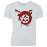 T-Shirts Heather White / YXS Homunculus Youth Triblend T-Shirt