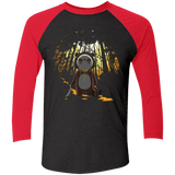 T-Shirts Vintage Black/Vintage Red / X-Small Honey the 13th Men's Triblend 3/4 Sleeve