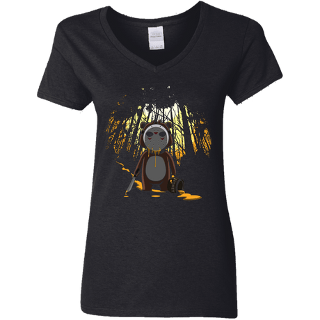 T-Shirts Black / S Honey the 13th Women's V-Neck T-Shirt