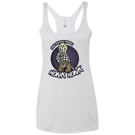 T-Shirts Heather White / X-Small Honk Honk Women's Triblend Racerback Tank