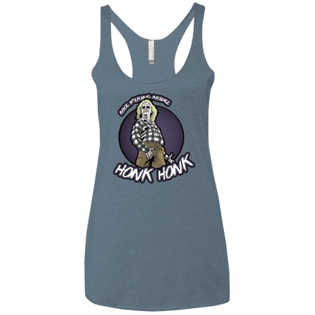 T-Shirts Indigo / X-Small Honk Honk Women's Triblend Racerback Tank