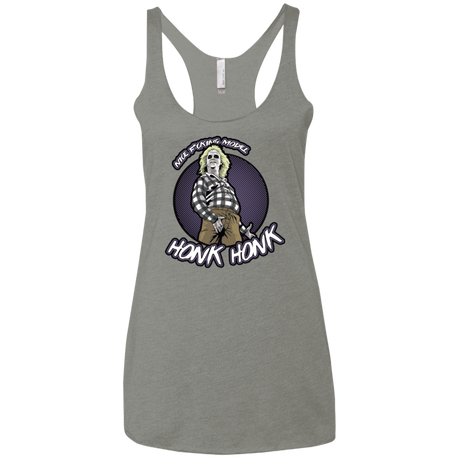 T-Shirts Venetian Grey / X-Small Honk Honk Women's Triblend Racerback Tank