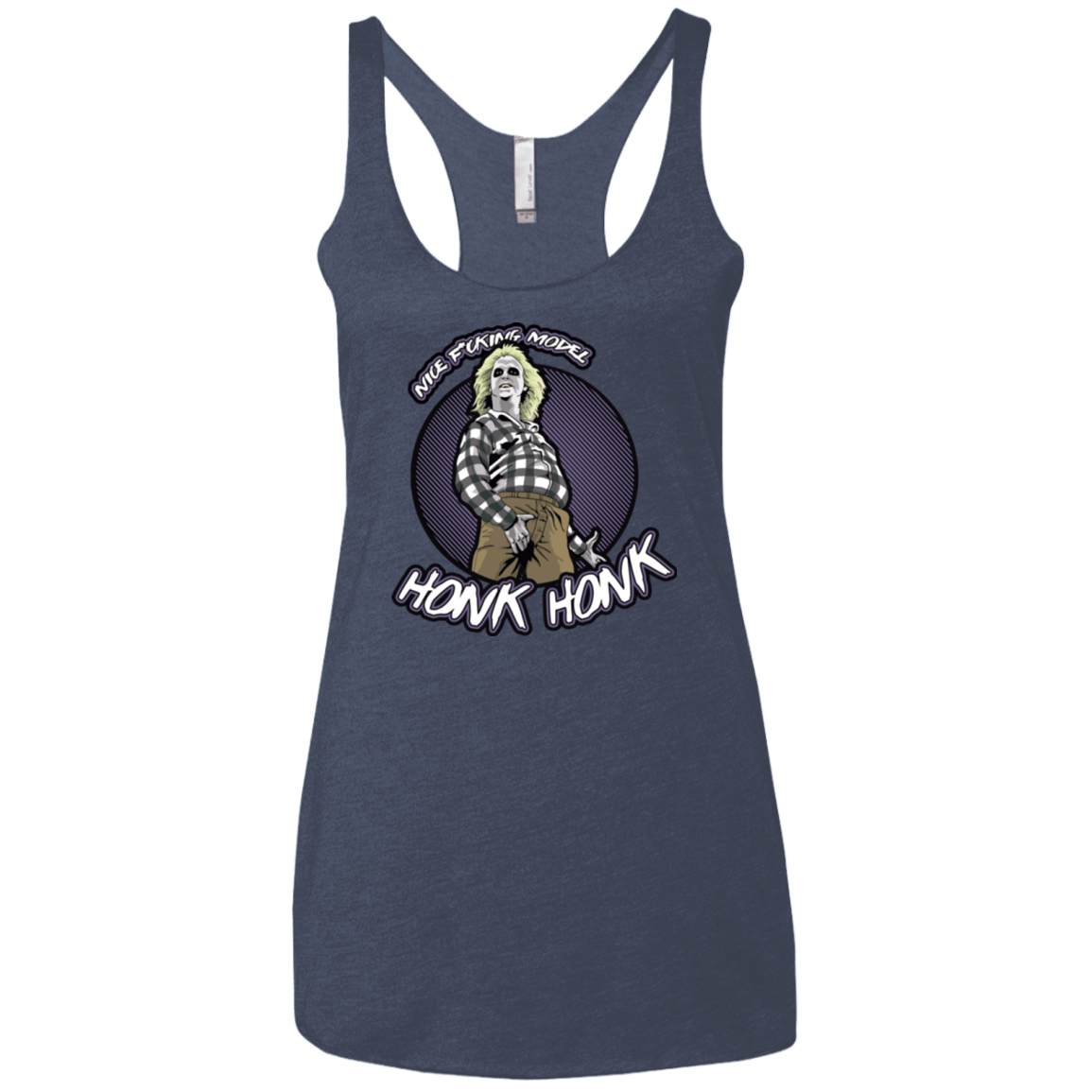 T-Shirts Vintage Navy / X-Small Honk Honk Women's Triblend Racerback Tank