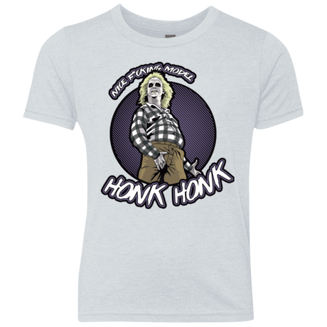 T-Shirts Heather White / YXS Honk Honk Youth Triblend T-Shirt