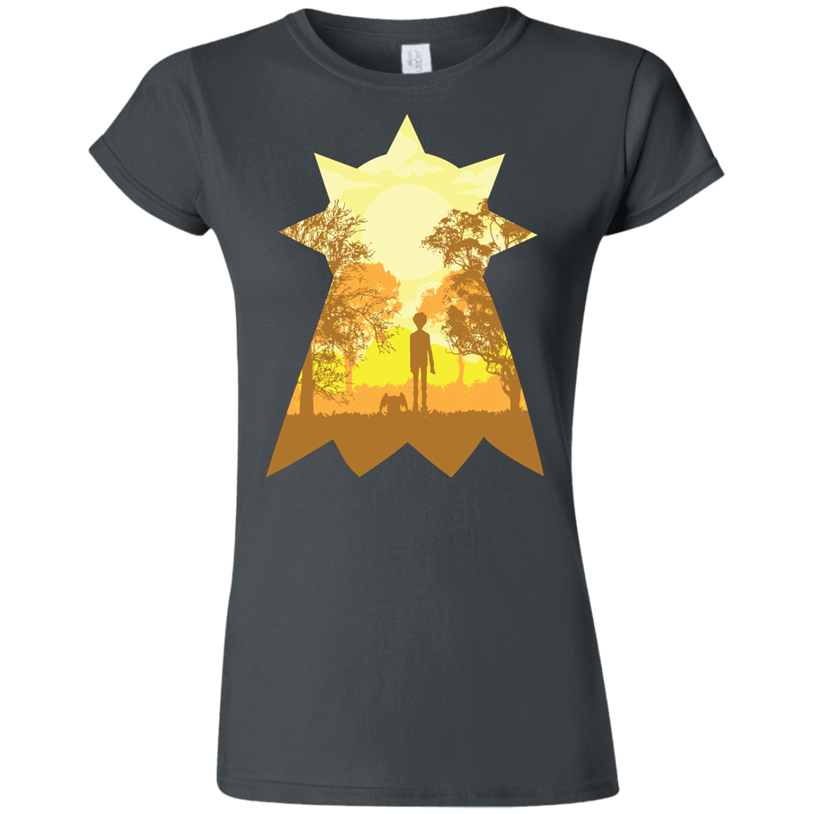 T-Shirts Charcoal / S Hope Junior Slimmer-Fit T-Shirt