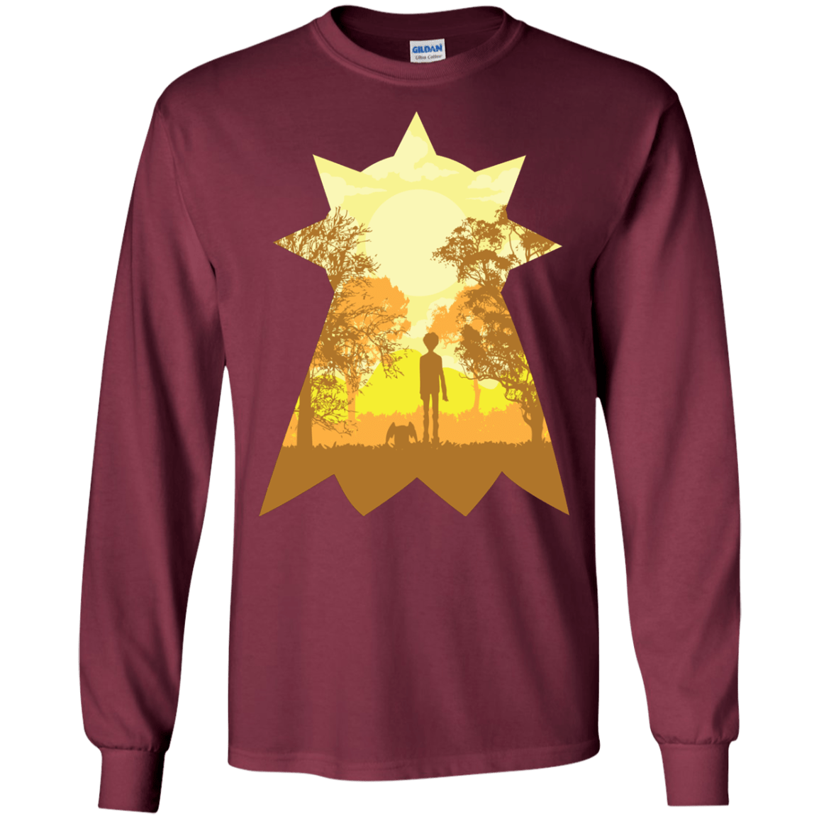 T-Shirts Maroon / S Hope Men's Long Sleeve T-Shirt