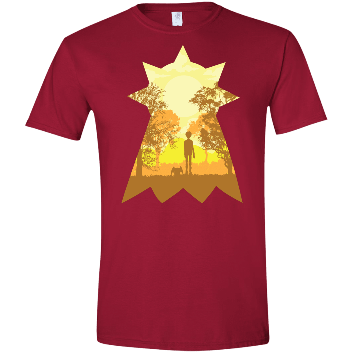 T-Shirts Cardinal Red / S Hope Men's Semi-Fitted Softstyle