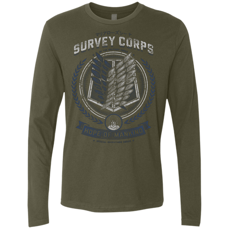 T-Shirts Military Green / Small Hope of Mankind Men's Premium Long Sleeve