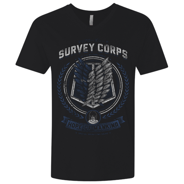 T-Shirts Black / X-Small Hope of Mankind Men's Premium V-Neck