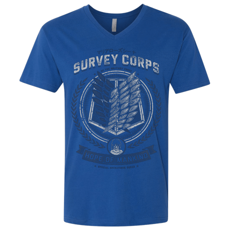 T-Shirts Royal / X-Small Hope of Mankind Men's Premium V-Neck