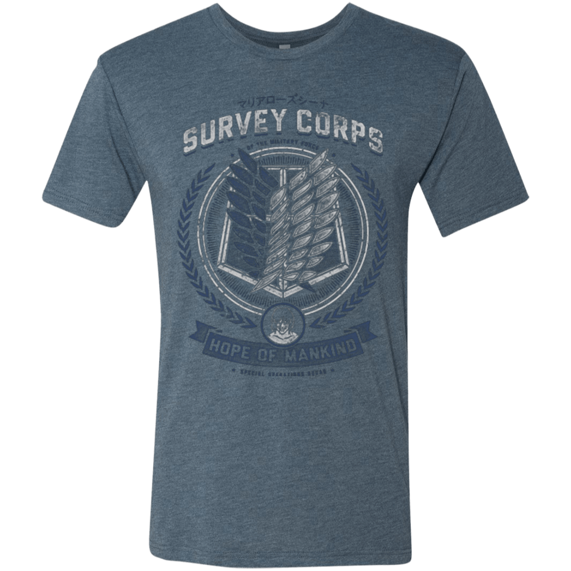 T-Shirts Indigo / Small Hope of Mankind Men's Triblend T-Shirt