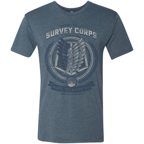 T-Shirts Indigo / Small Hope of Mankind Men's Triblend T-Shirt