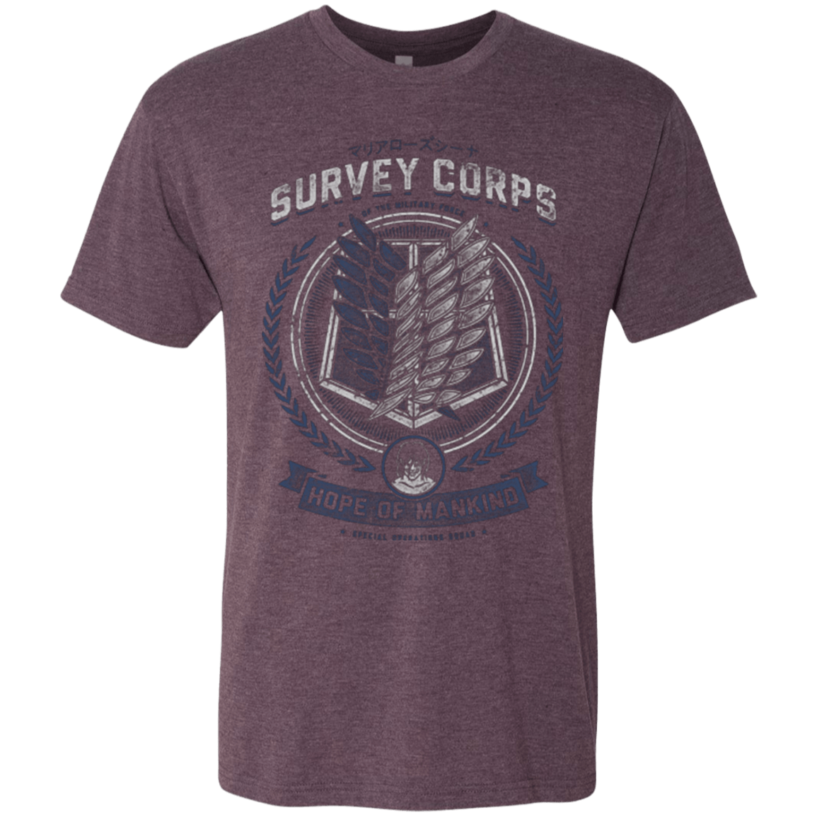 T-Shirts Vintage Purple / Small Hope of Mankind Men's Triblend T-Shirt