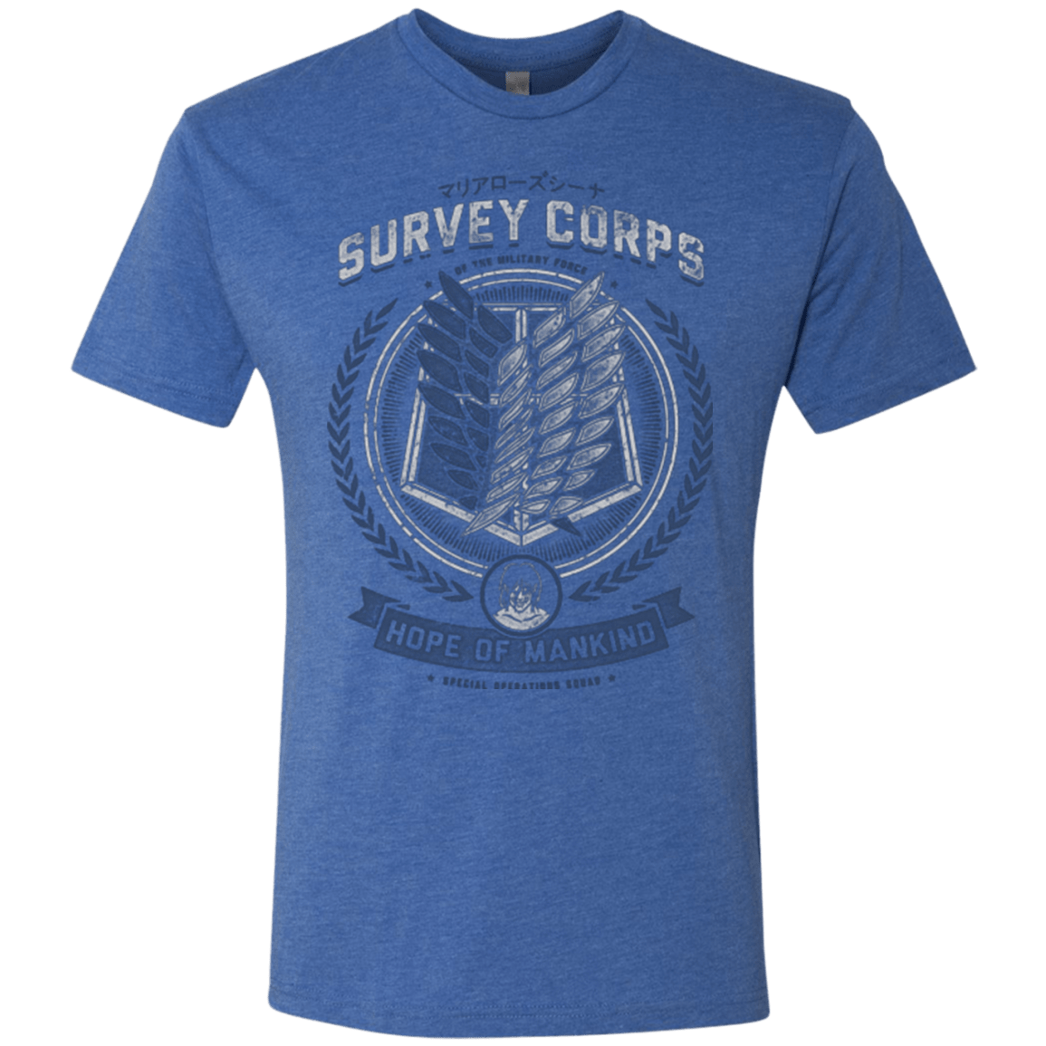 T-Shirts Vintage Royal / Small Hope of Mankind Men's Triblend T-Shirt