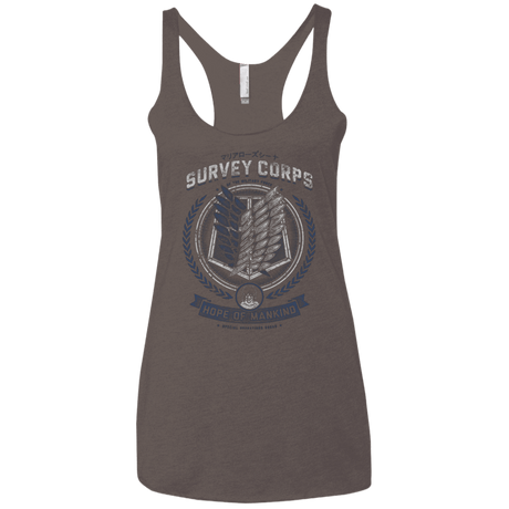 T-Shirts Macchiato / X-Small Hope of Mankind Women's Triblend Racerback Tank