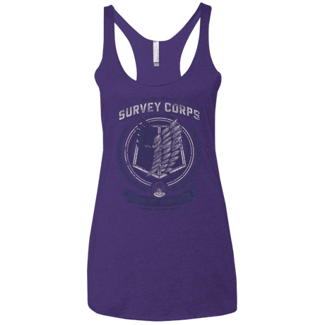 T-Shirts Purple / X-Small Hope of Mankind Women's Triblend Racerback Tank