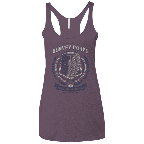 T-Shirts Vintage Purple / X-Small Hope of Mankind Women's Triblend Racerback Tank