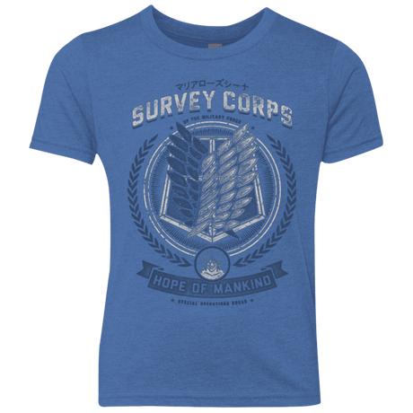 T-Shirts Vintage Royal / YXS Hope of Mankind Youth Triblend T-Shirt