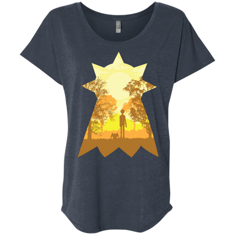 T-Shirts Vintage Navy / X-Small Hope Triblend Dolman Sleeve