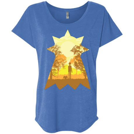 T-Shirts Vintage Royal / X-Small Hope Triblend Dolman Sleeve