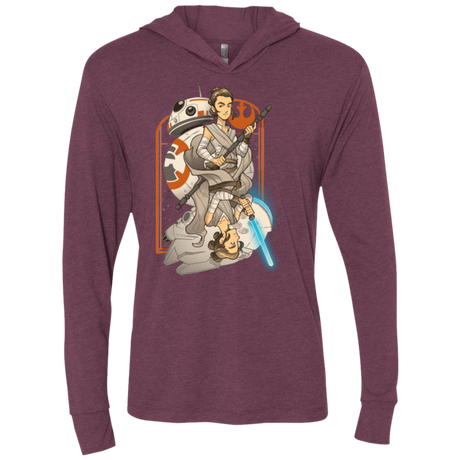 T-Shirts Hope Triblend Long Sleeve Hoodie Tee