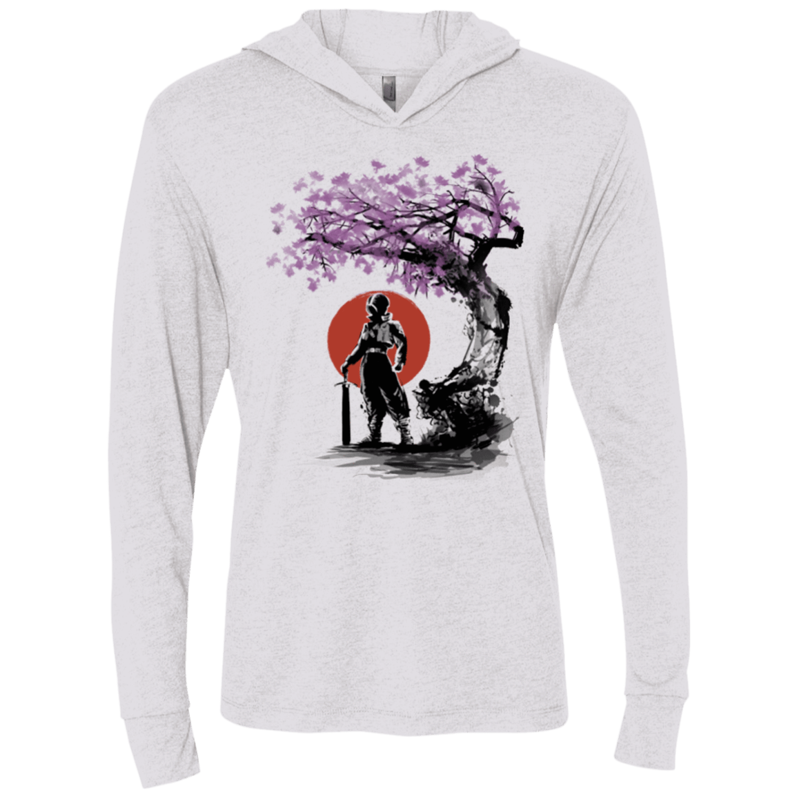 T-Shirts Heather White / X-Small Hope under the sun Triblend Long Sleeve Hoodie Tee