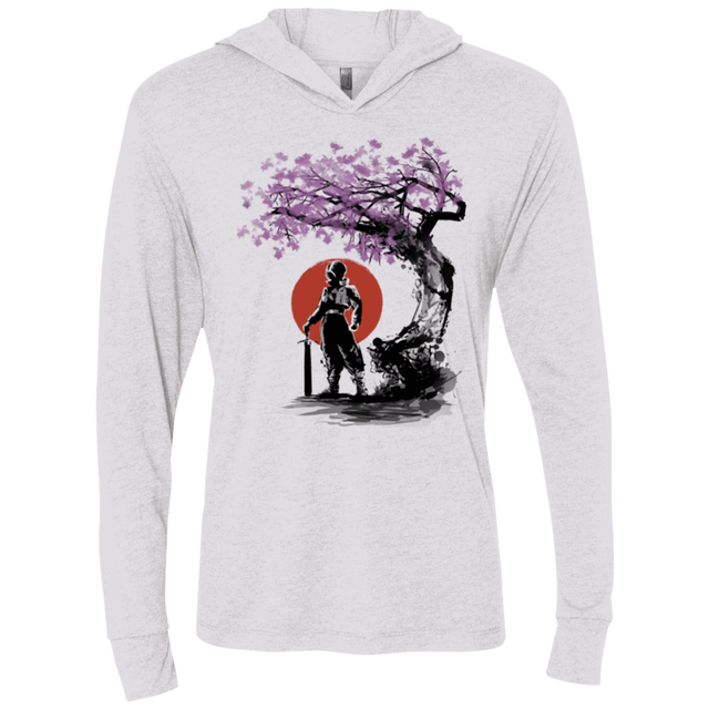 T-Shirts Heather White / X-Small Hope under the sun Triblend Long Sleeve Hoodie Tee