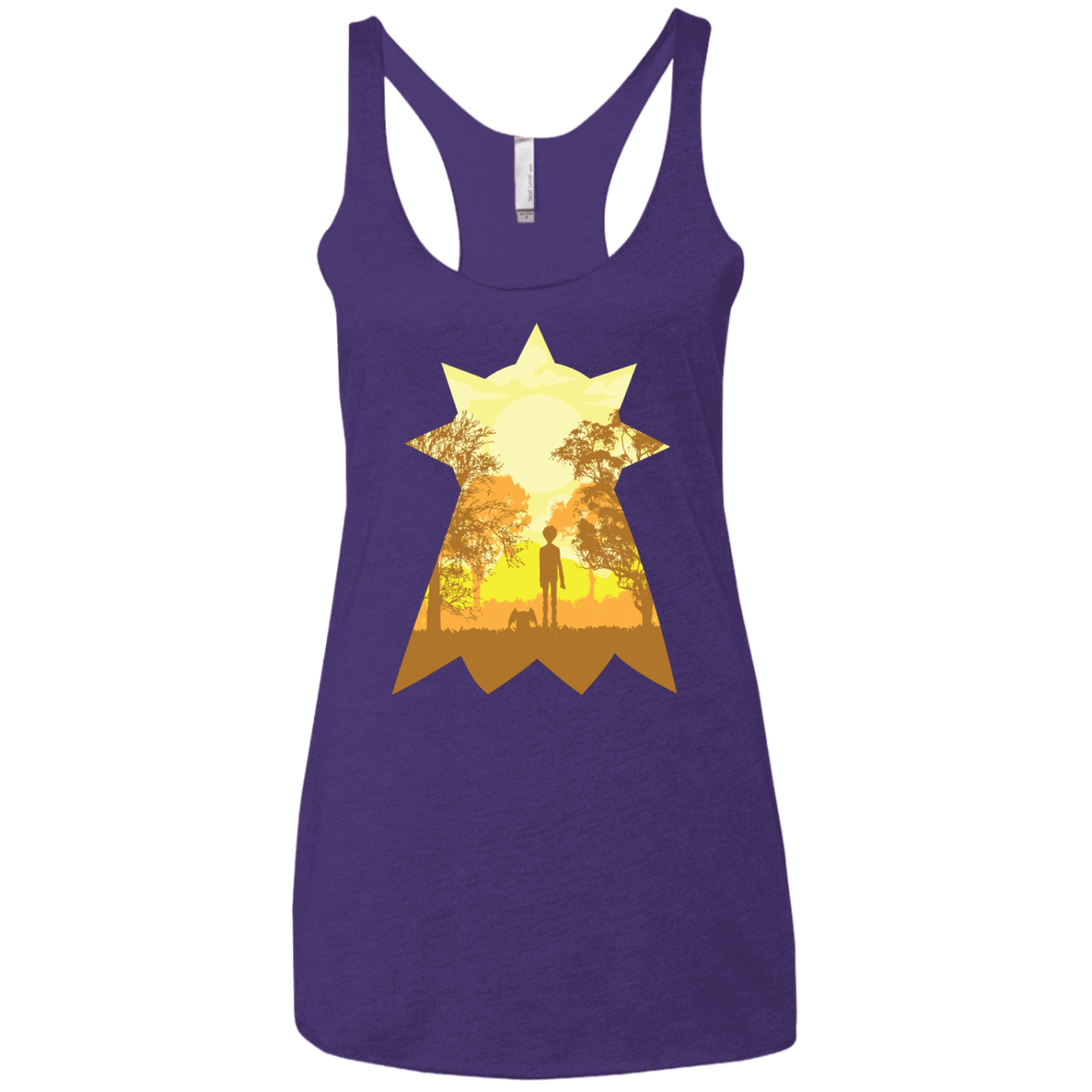 T-Shirts Purple Rush / X-Small Hope Women's Triblend Racerback Tank