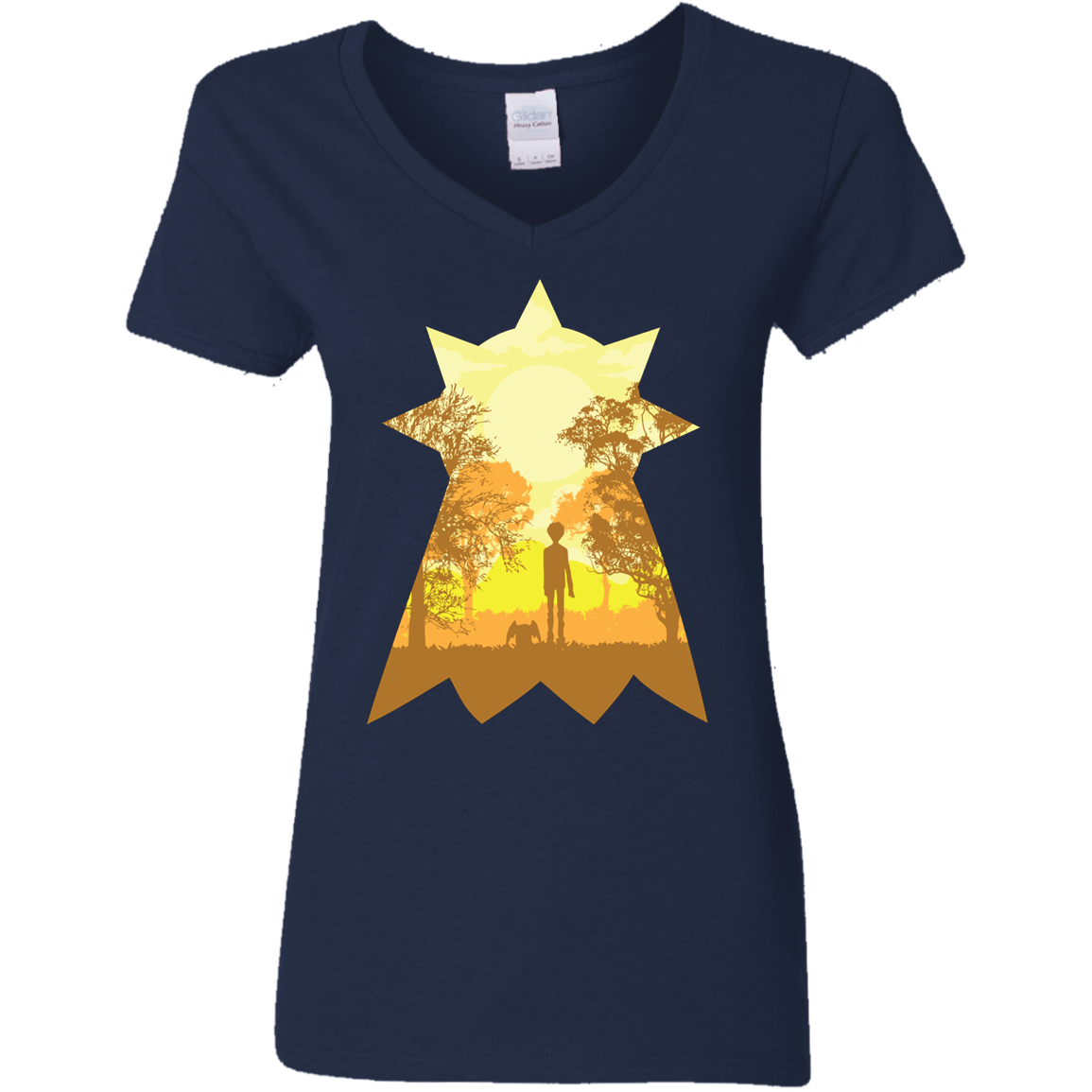 T-Shirts Navy / S Hope Women's V-Neck T-Shirt