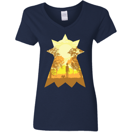 T-Shirts Navy / S Hope Women's V-Neck T-Shirt