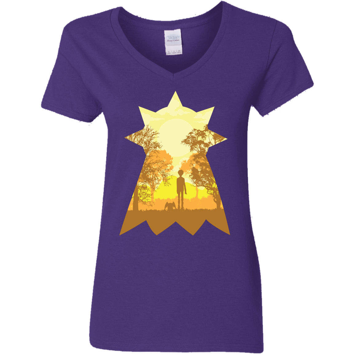 T-Shirts Purple / S Hope Women's V-Neck T-Shirt