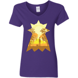 T-Shirts Purple / S Hope Women's V-Neck T-Shirt