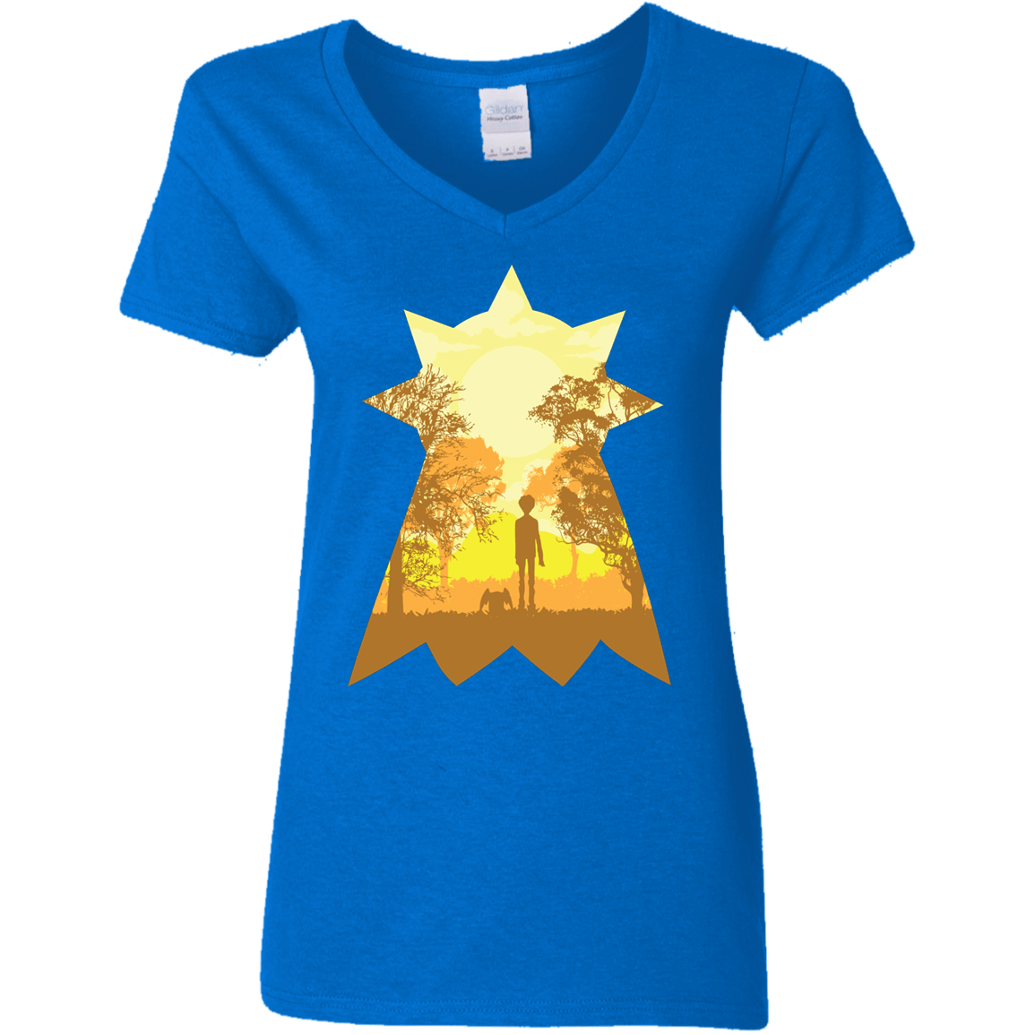 T-Shirts Royal / S Hope Women's V-Neck T-Shirt