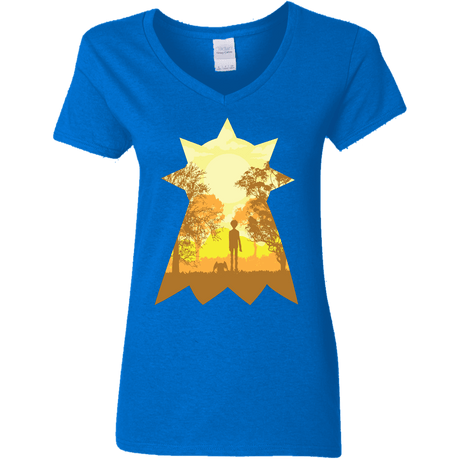 T-Shirts Royal / S Hope Women's V-Neck T-Shirt