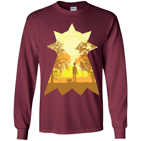 T-Shirts Maroon / YS Hope Youth Long Sleeve T-Shirt