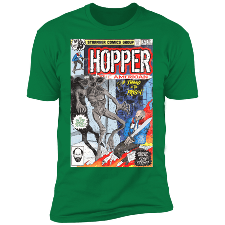 T-Shirts Kelly Green / S Hopper the American Men's Premium T-Shirt