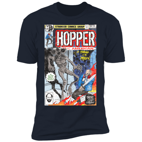 T-Shirts Midnight Navy / S Hopper the American Men's Premium T-Shirt