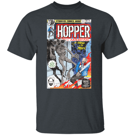 T-Shirts Dark Heather / S Hopper the American T-Shirt