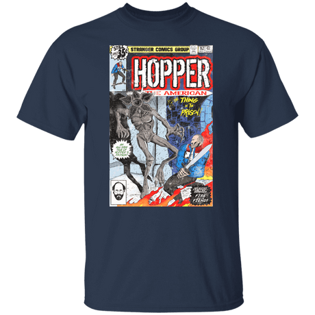 T-Shirts Navy / S Hopper the American T-Shirt