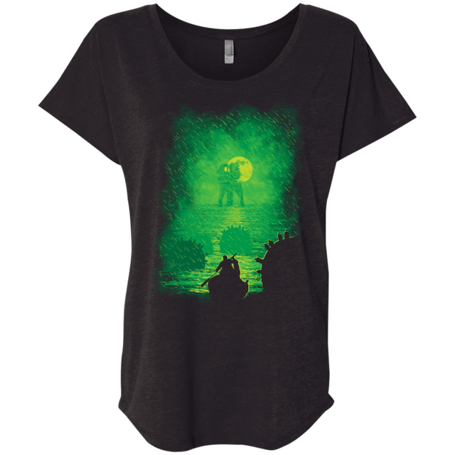 T-Shirts Vintage Black / X-Small Horrific Dream Triblend Dolman Sleeve