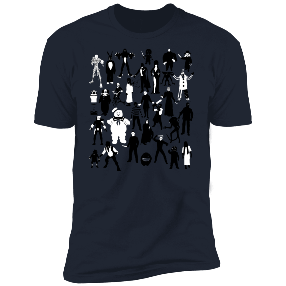 T-Shirts Midnight Navy / S Horror Characters Men's Premium T-Shirt