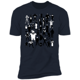 T-Shirts Midnight Navy / S Horror Characters Men's Premium T-Shirt