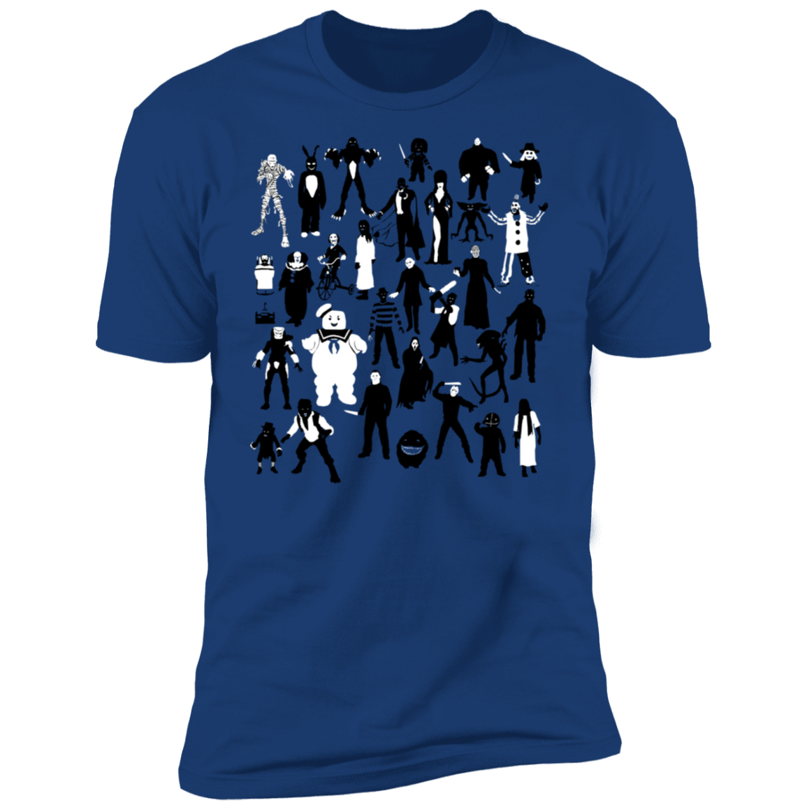T-Shirts Royal / S Horror Characters Men's Premium T-Shirt