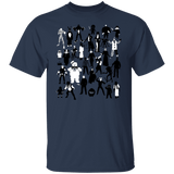 T-Shirts Navy / S Horror Characters T-Shirt