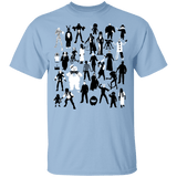 T-Shirts Light Blue / YXS Horror Characters Youth T-Shirt