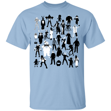 T-Shirts Light Blue / YXS Horror Characters Youth T-Shirt